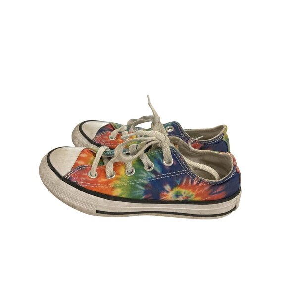 Converse All Star Youth kids  Size 11 Tie-Dye Canvas  Vibrant Colors Shoes - Picture 3 of 8